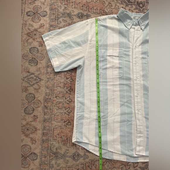 Levi’s Vintage Blue & White Collared Short Sleeve Casual Button Down Men’s XL - Picture 5 of 6